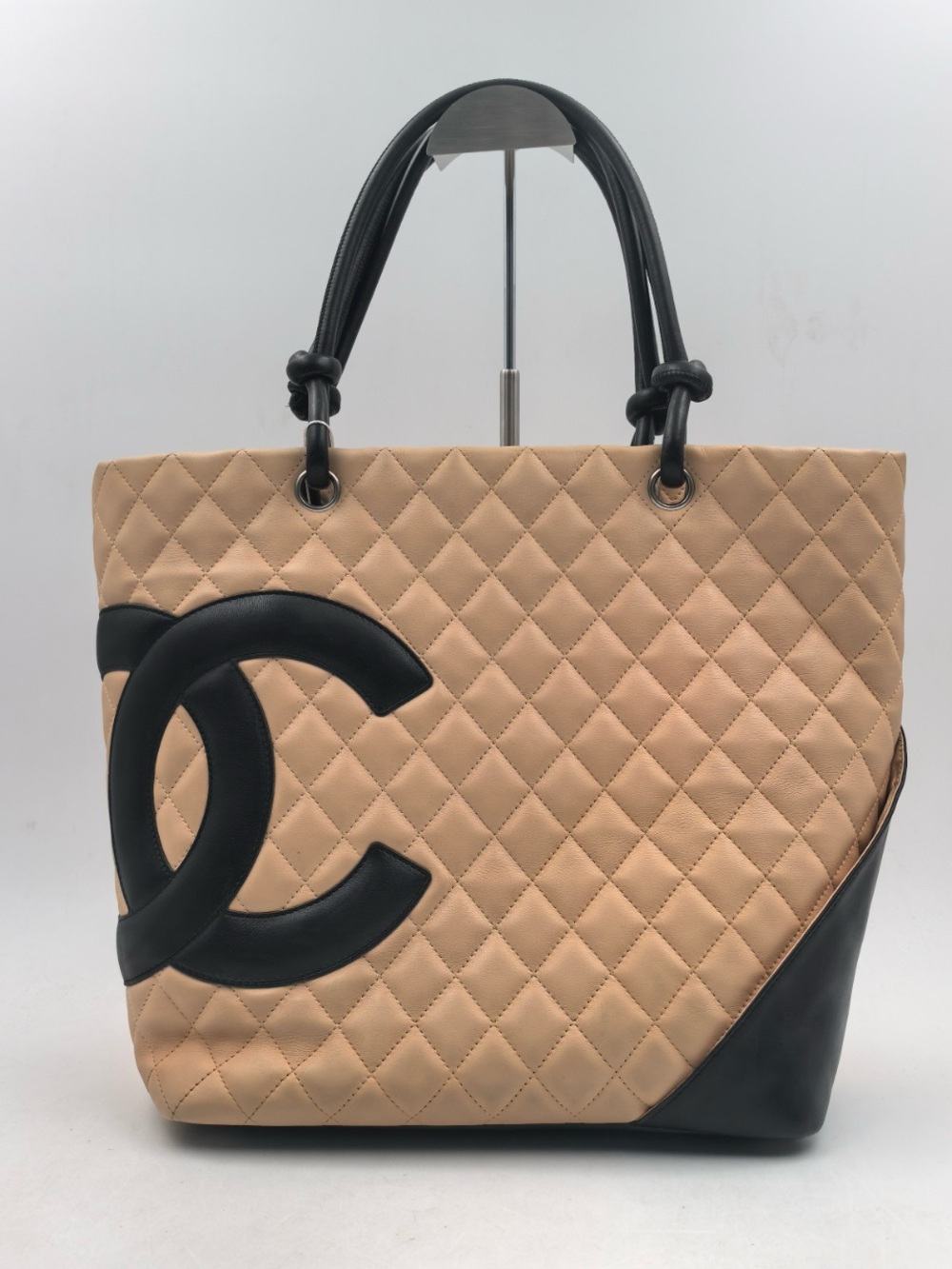 CHANEL Ligne Cambon Lambskin  Quilted bag